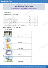 Đề thi giữa kì 1 Tiếng Anh 4 Global Success - Đề số 3